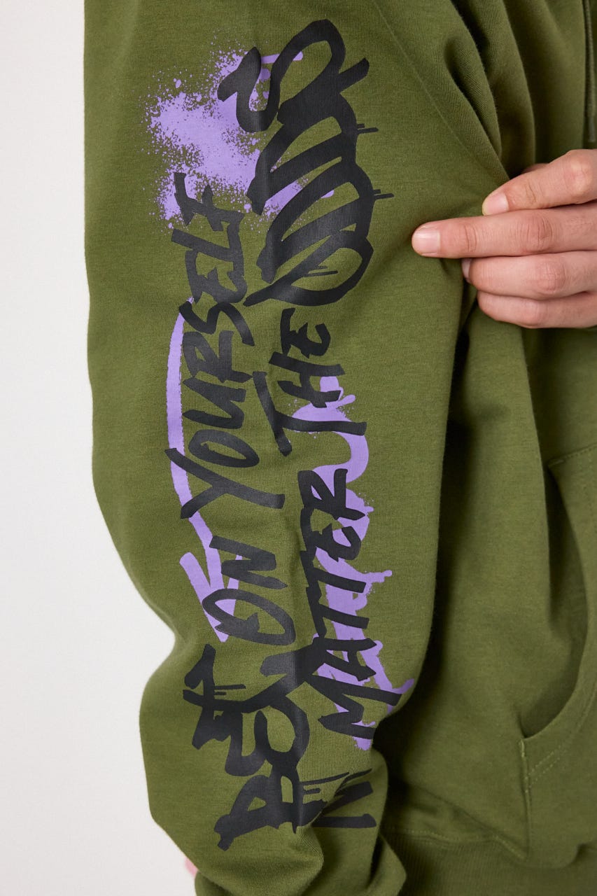 No Dice zipパーカー KHA L