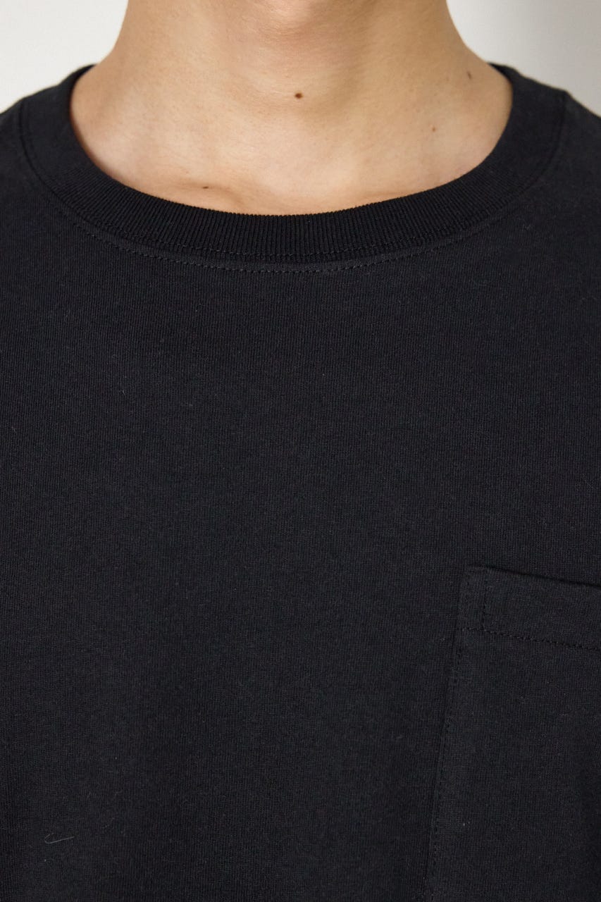 ショルダーロゴ長袖Tシャツ BLK L