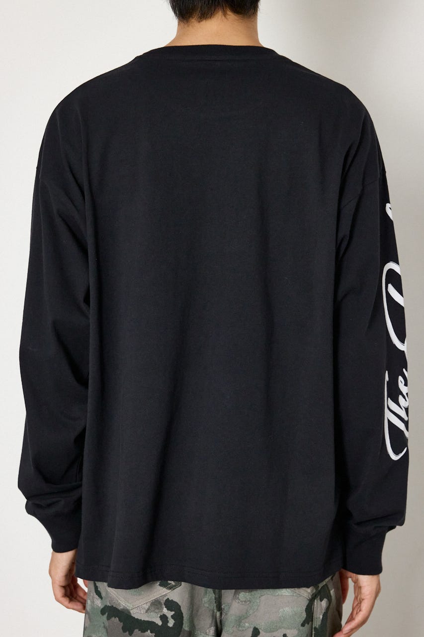 ショルダーロゴ長袖Tシャツ BLK L