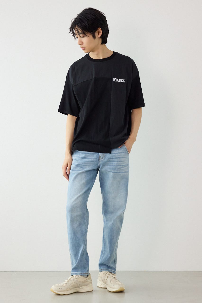 メンズランダムコンビニットトップス BLK M