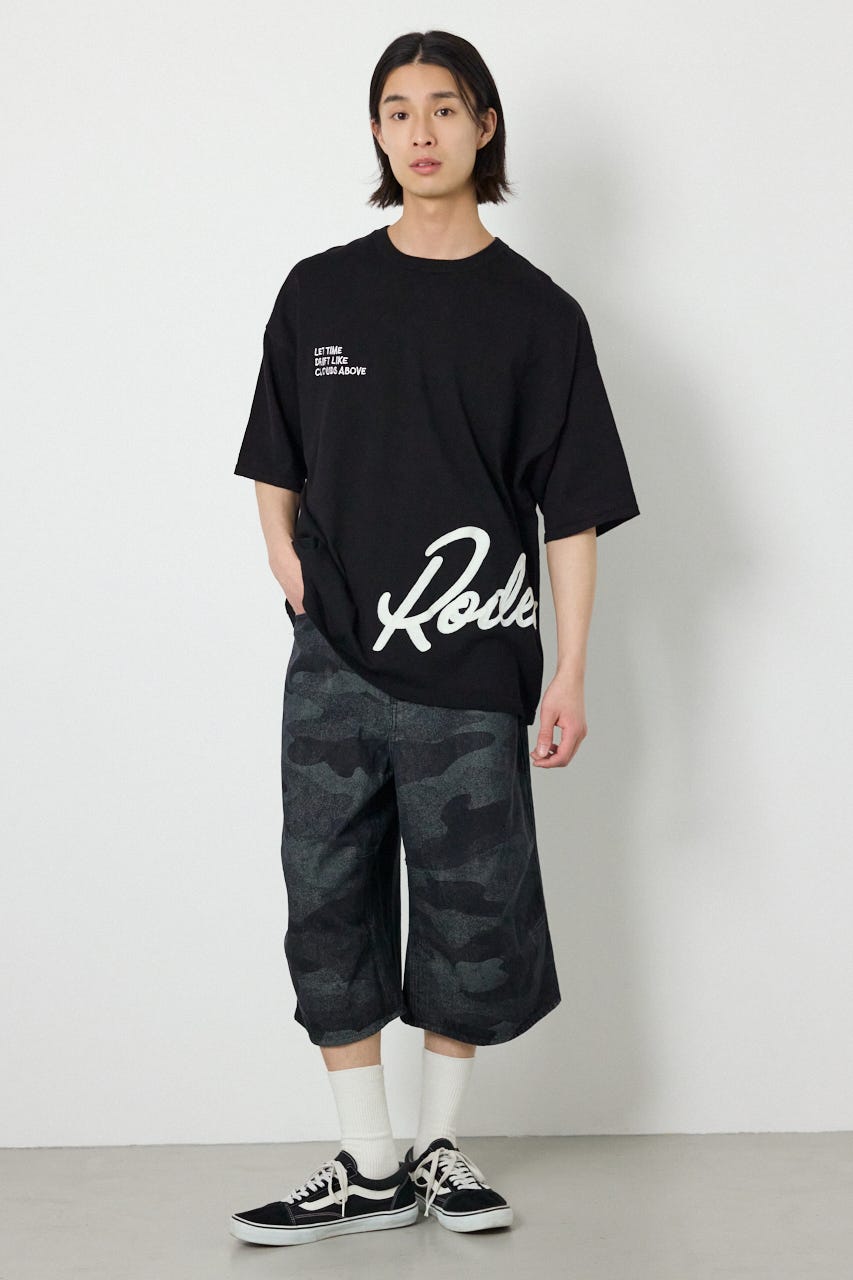 ビッグチェーン刺繍ニットトップス BLK L