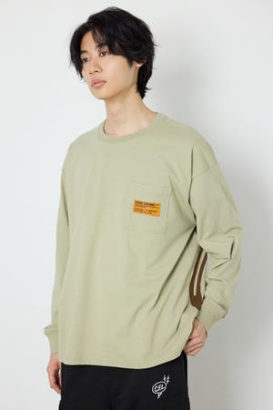 ペイントロゴ長袖Tシャツ