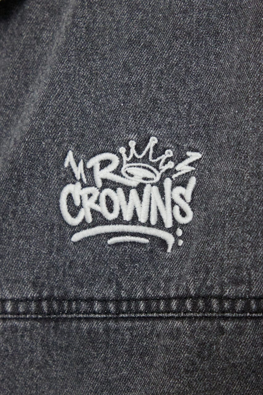 エンボスロゴデニムジャケット GRY M