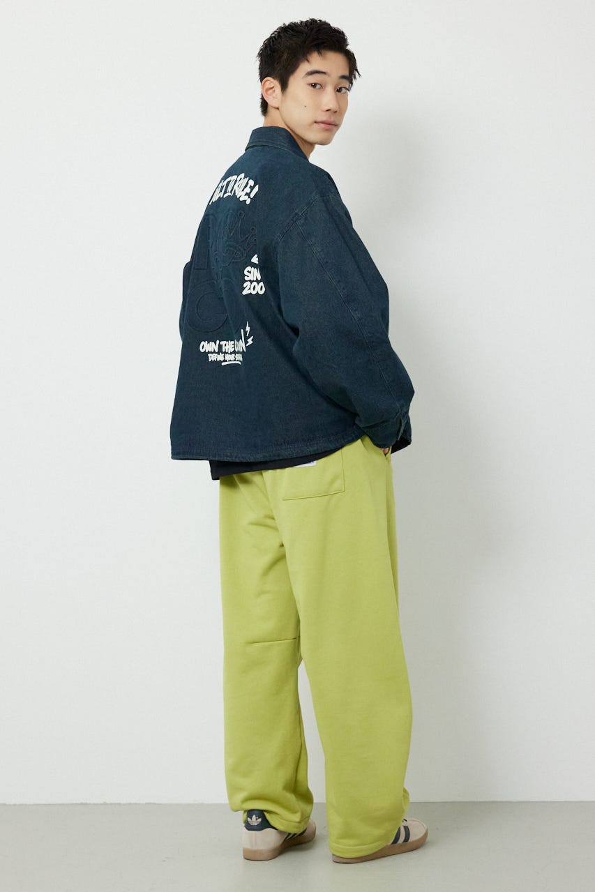 エンボスロゴデニムジャケット NVY L