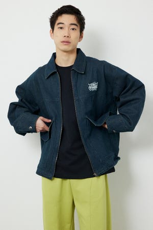 エンボスロゴデニムジャケット