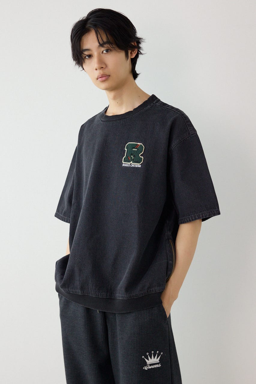 バラエティーデニムトップス BLK L