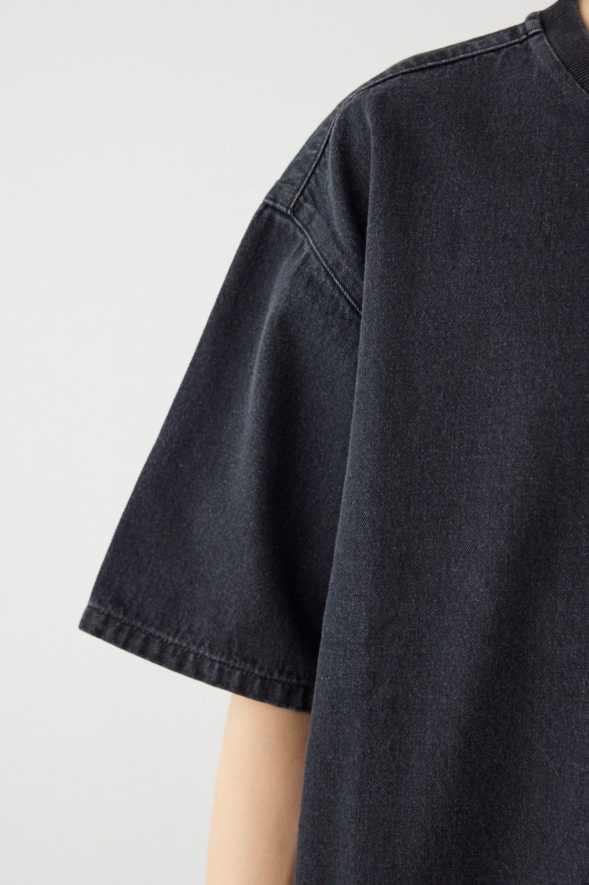 バラエティーデニムトップス BLK L