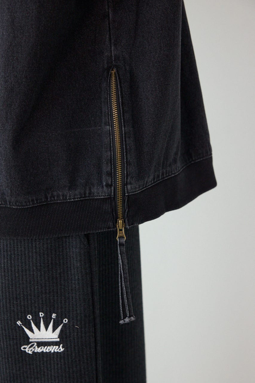 バラエティーデニムトップス BLK L