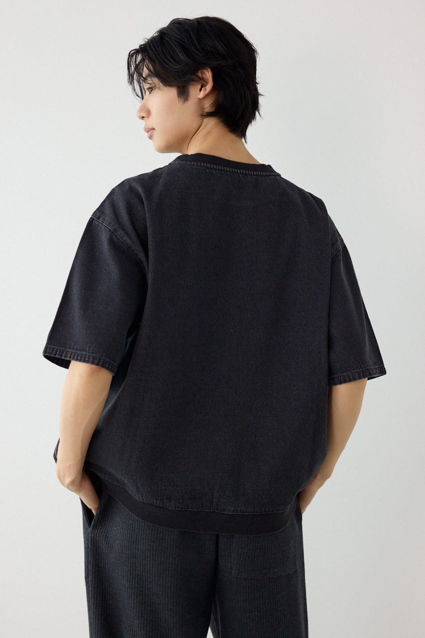 バラエティーデニムトップス BLK L