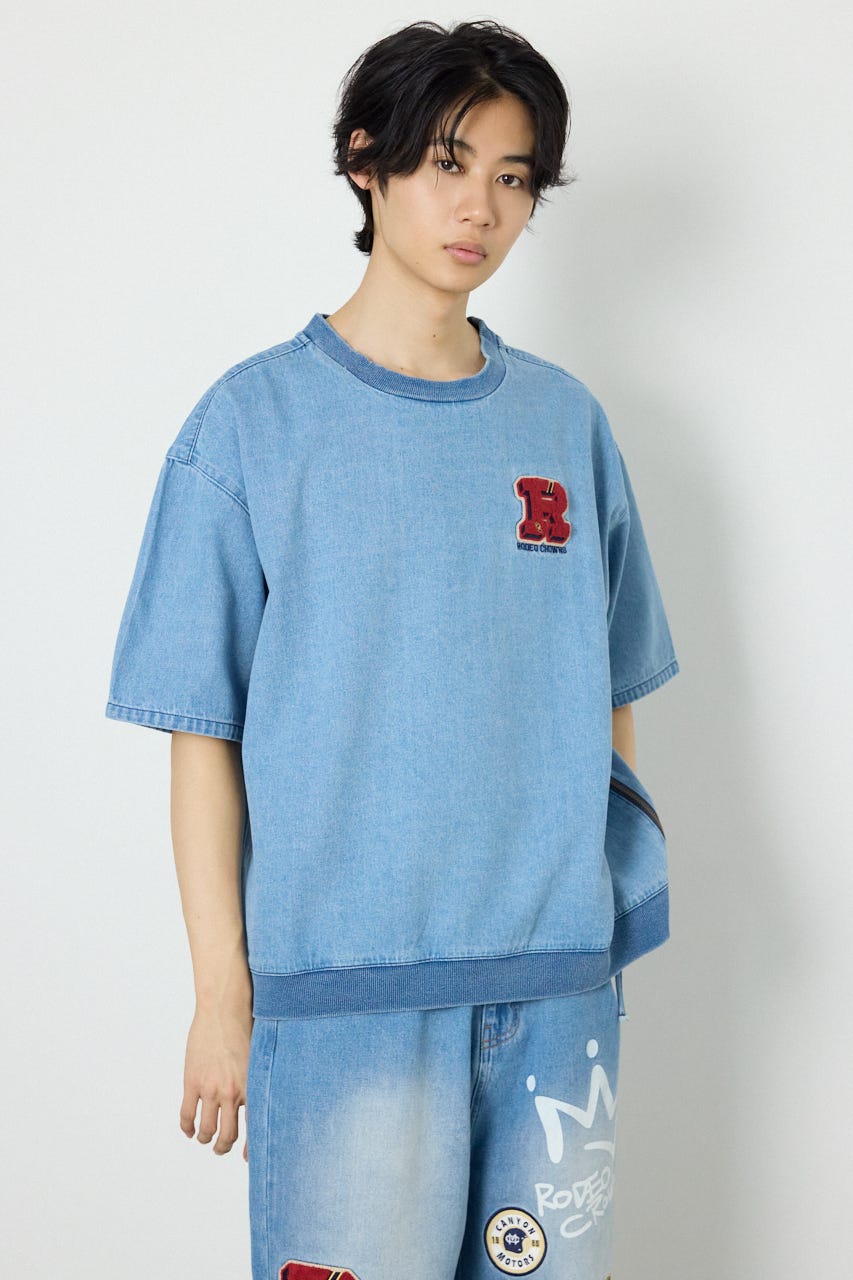 バラエティーデニムトップス L/BLU L