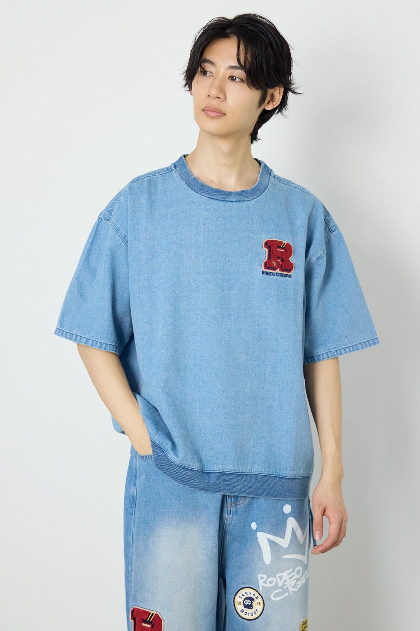 バラエティーデニムトップス L/BLU L