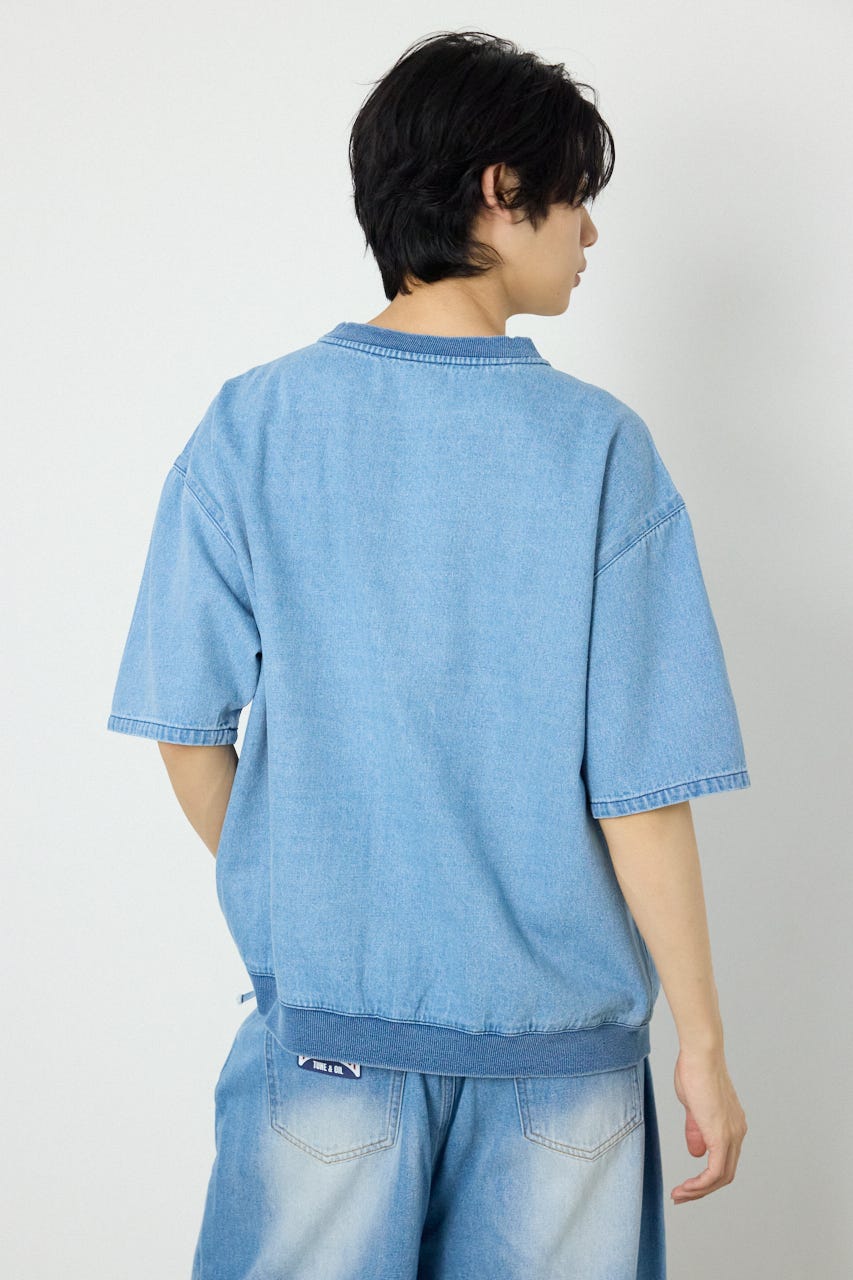 バラエティーデニムトップス L/BLU L