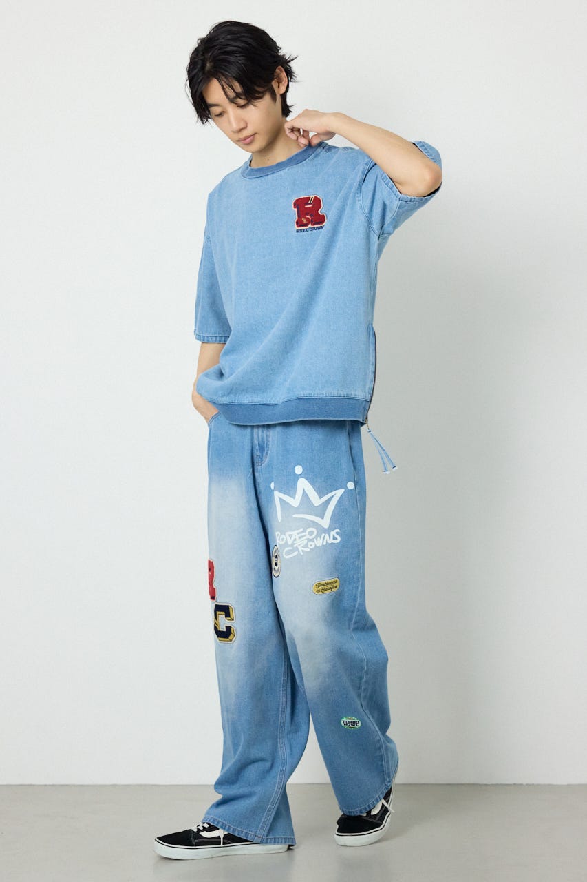 バラエティーデニムトップス L/BLU L