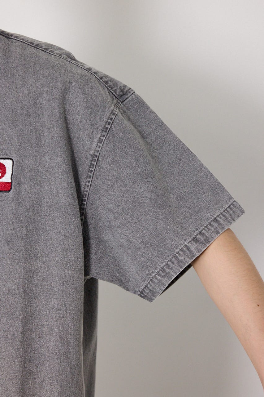 Coolist Denim ZIPシャツ GRY L