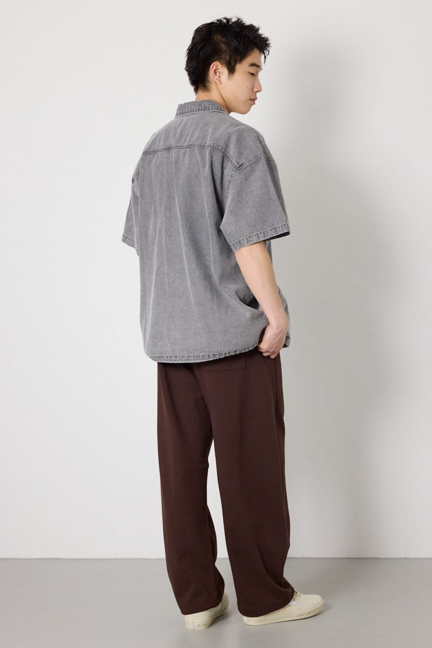 Coolist Denim ZIPシャツ GRY L