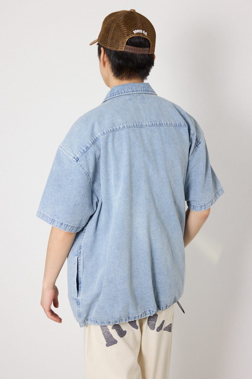 Coolist Denim ZIPシャツ L/BLU L