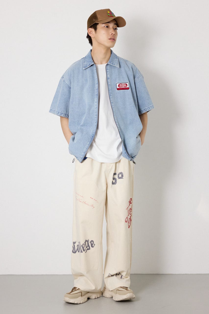 Coolist Denim ZIPシャツ L/BLU L