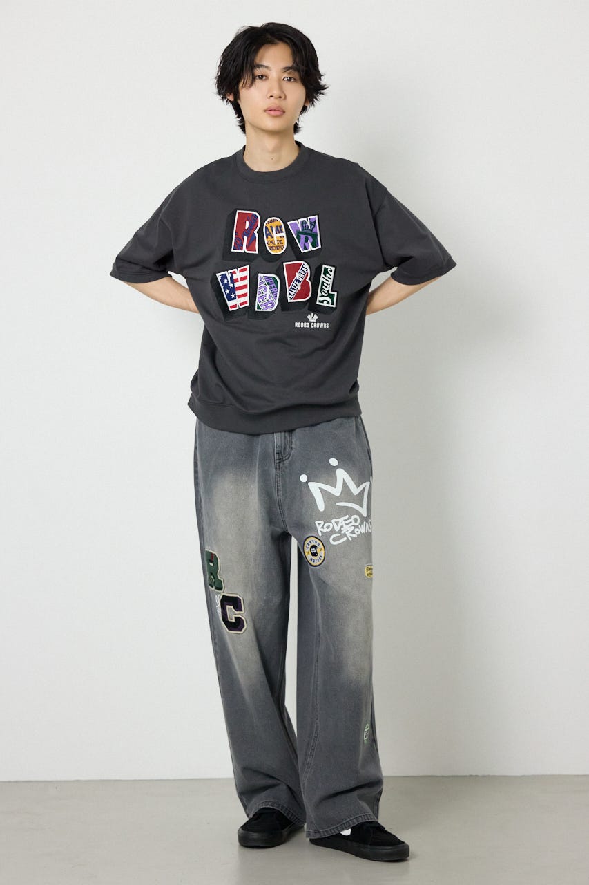 バラエティーデニムパンツ BLK M