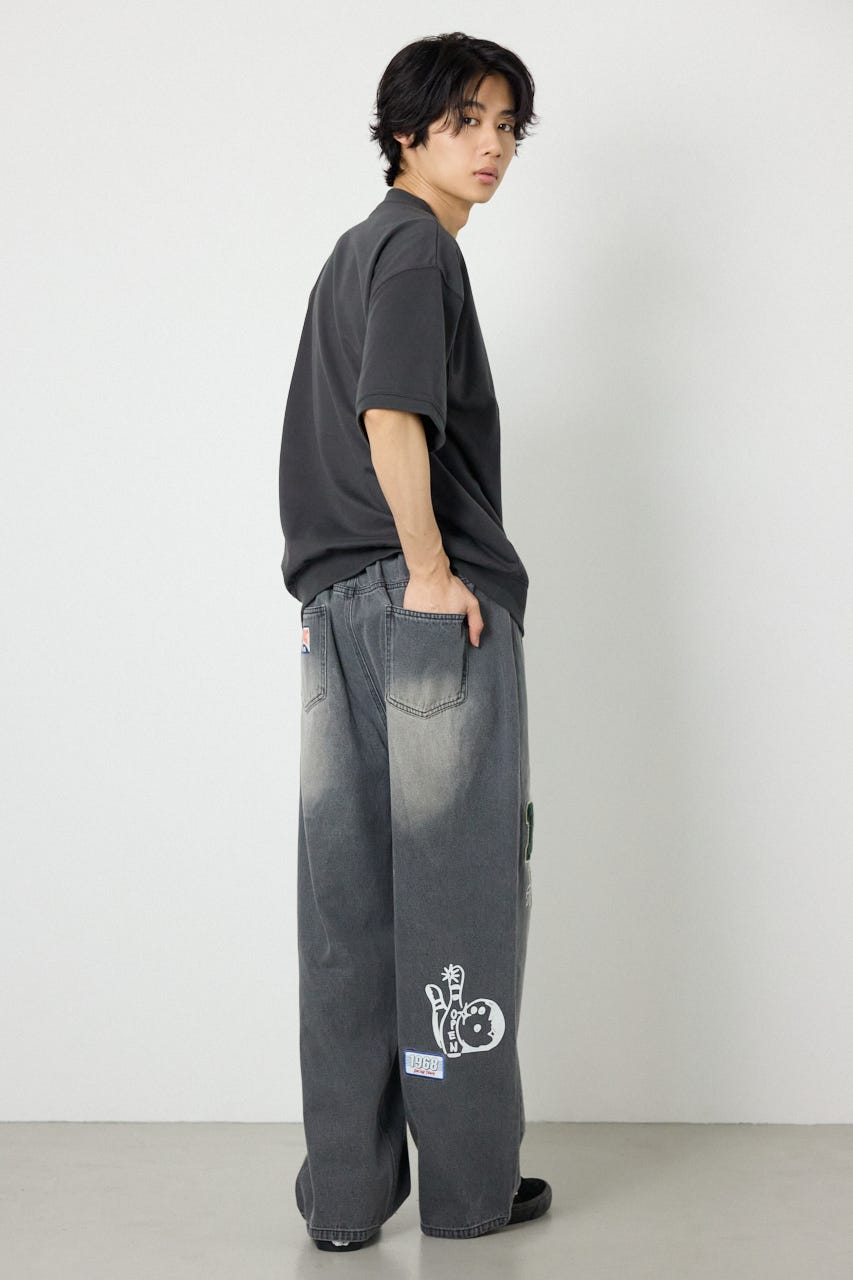 バラエティーデニムパンツ BLK M