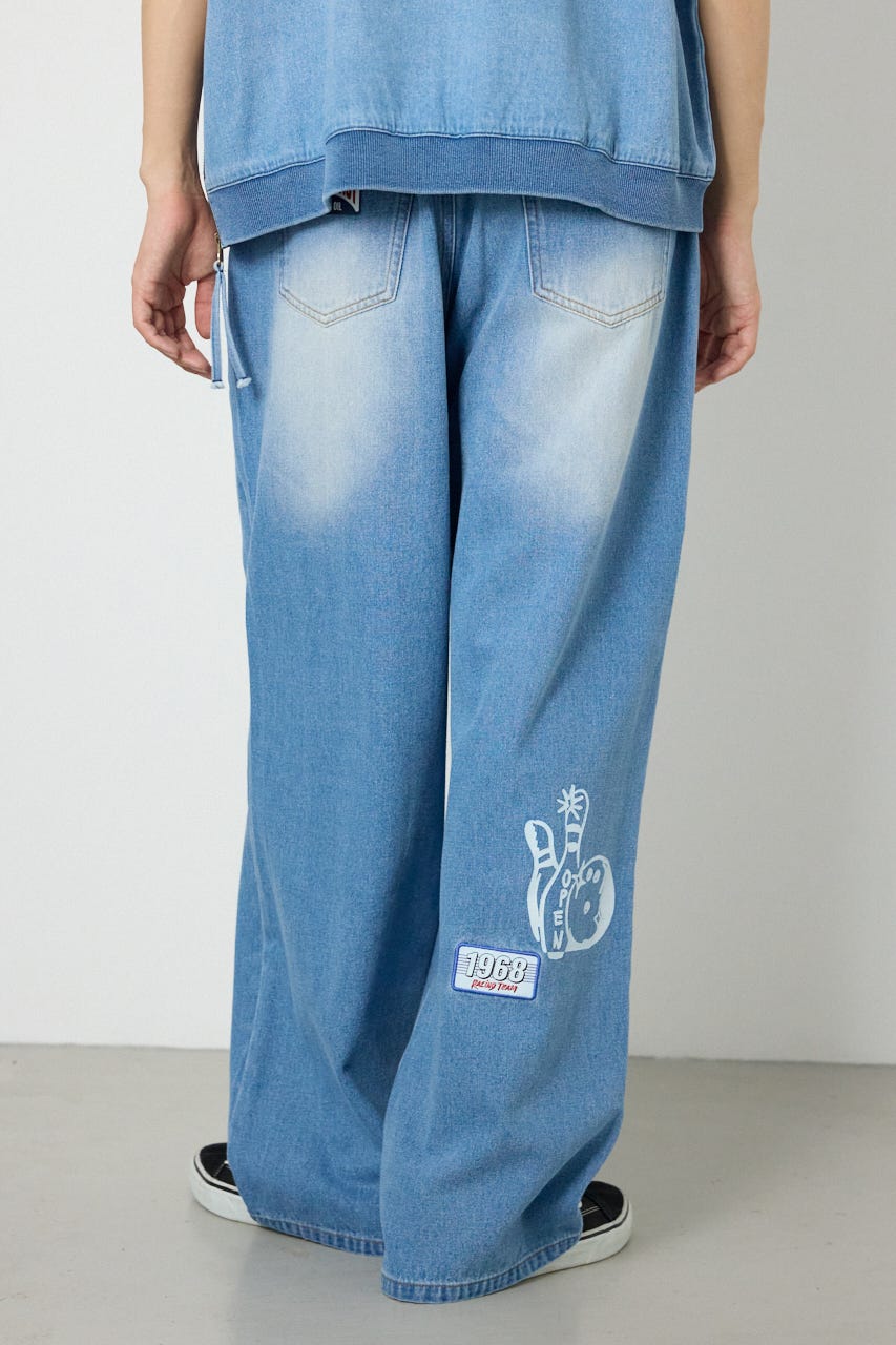 バラエティーデニムパンツ L/BLU L