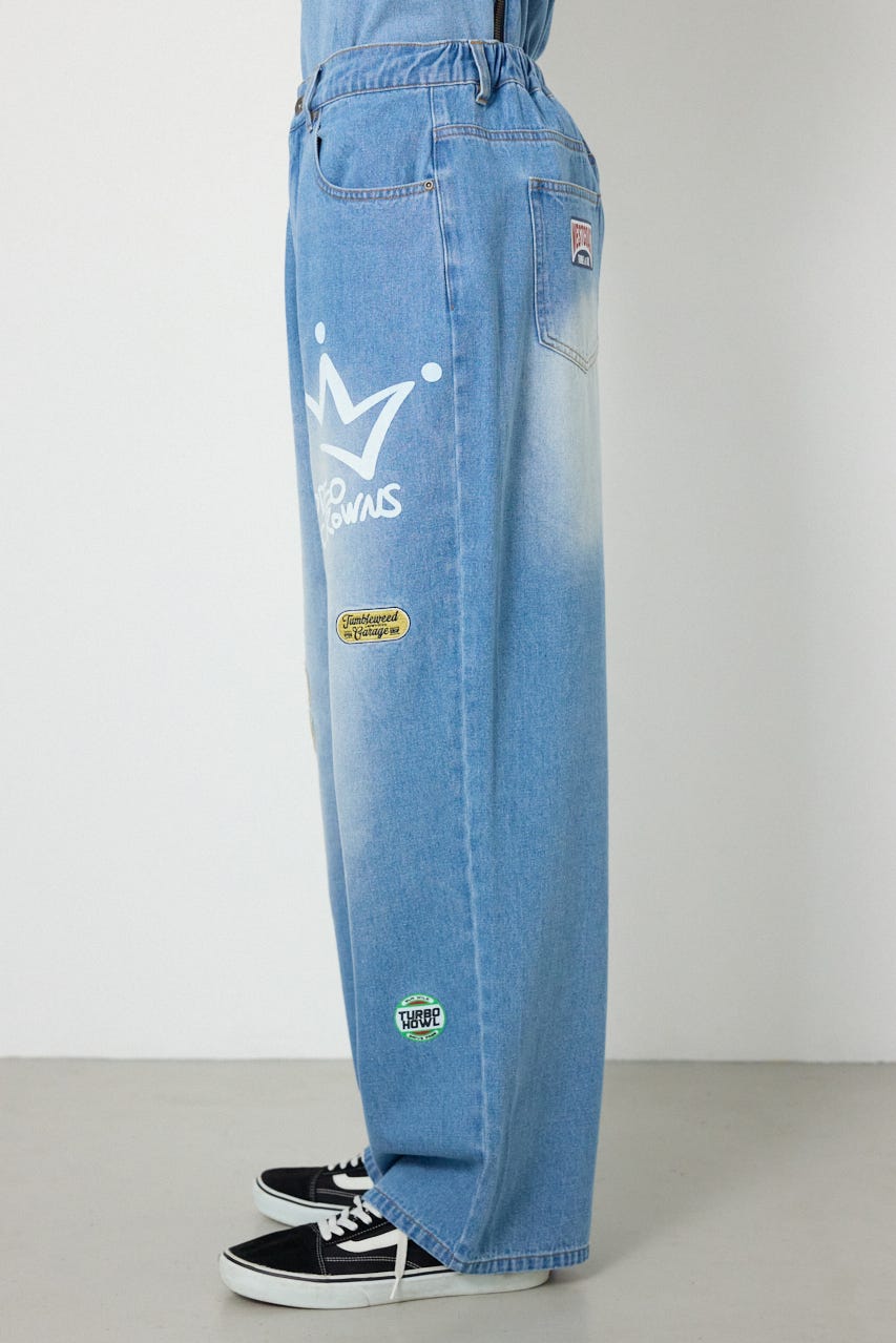 バラエティーデニムパンツ L/BLU L