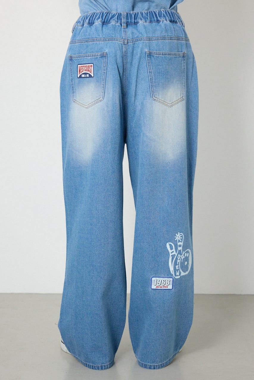 バラエティーデニムパンツ L/BLU L