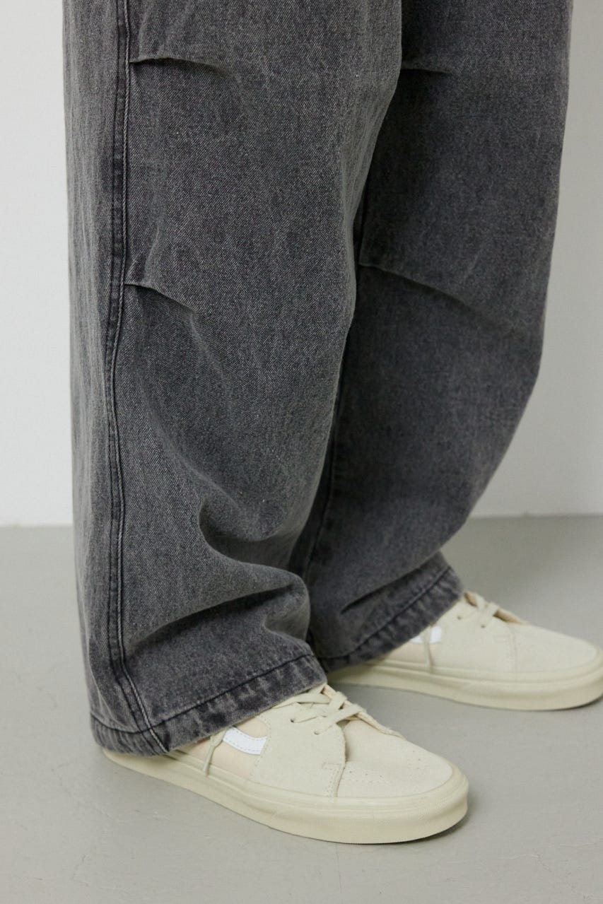 エンボスロゴデニムパンツ GRY M