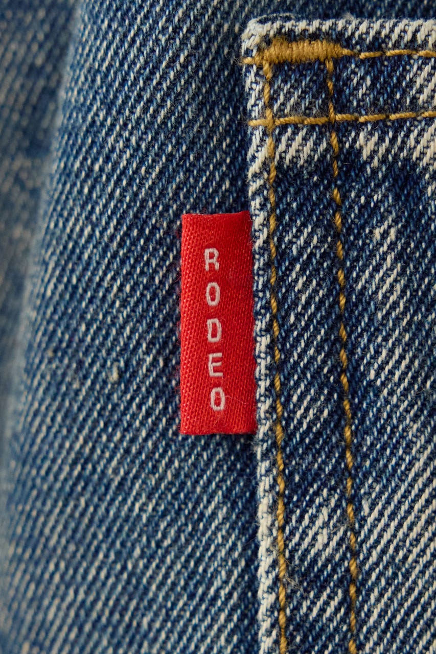 デニムバミューダカーゴパンツ BLU M