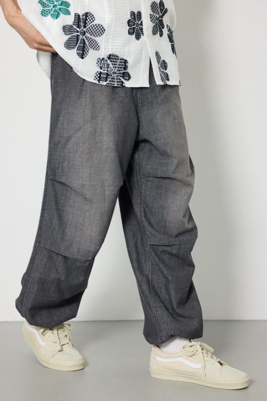 Flyシャンブレーパンツ BLK M