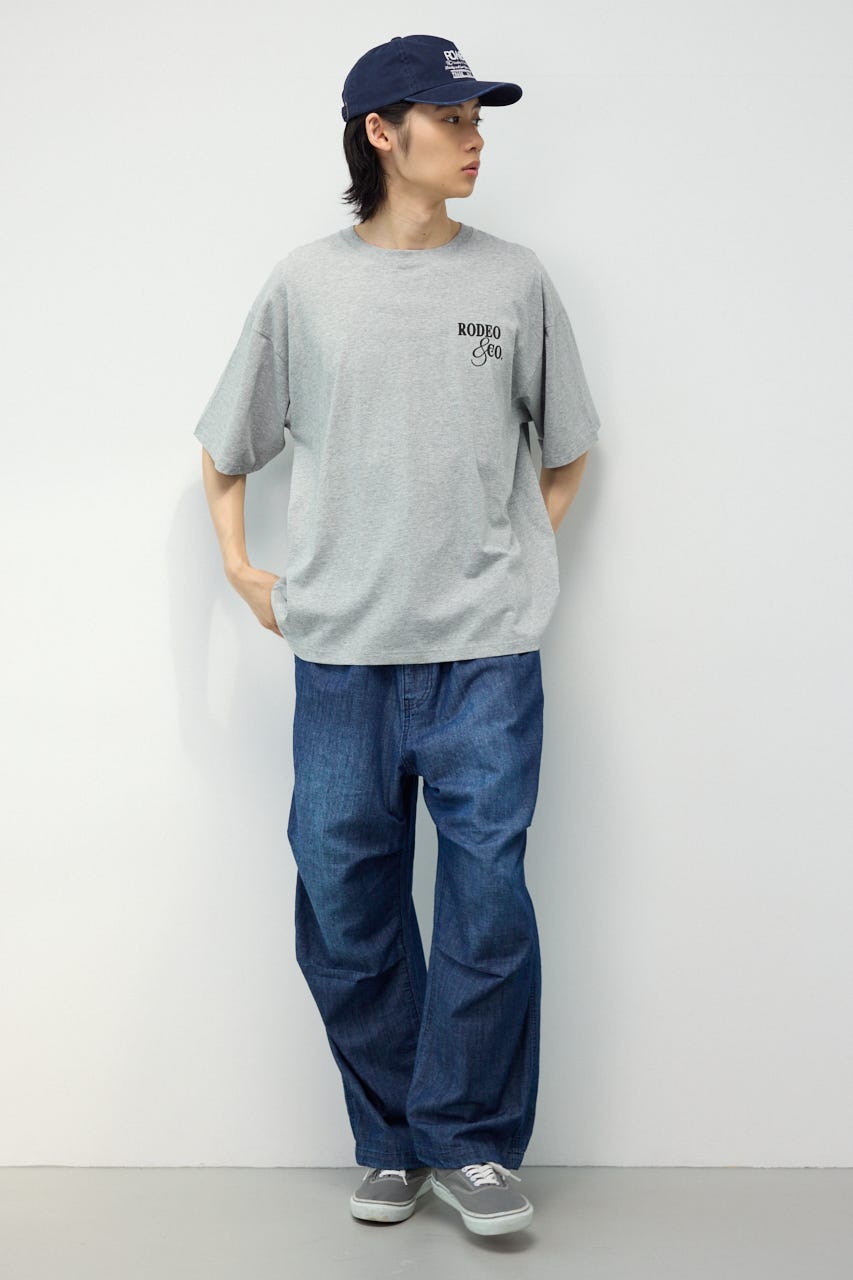 Flyシャンブレーパンツ BLU M