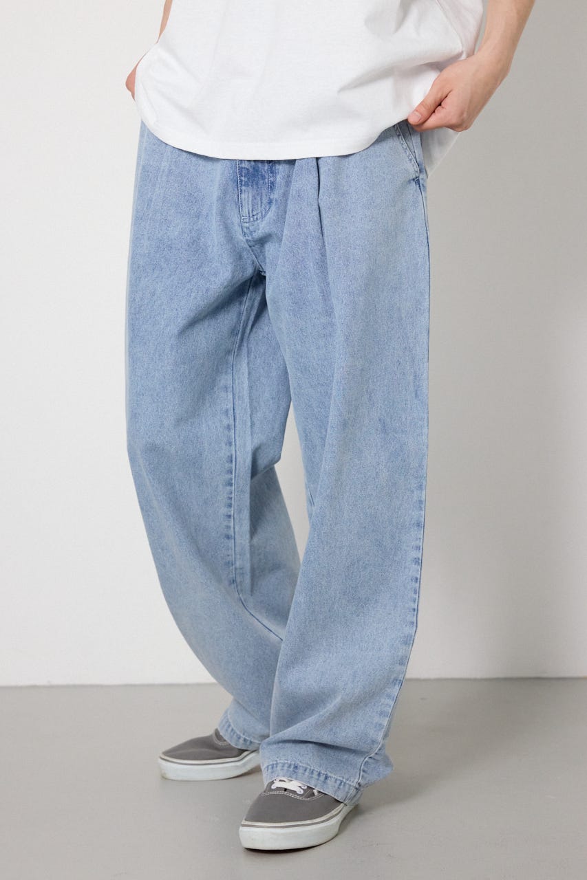 Coolist Denim ワイドパンツ L/BLU M