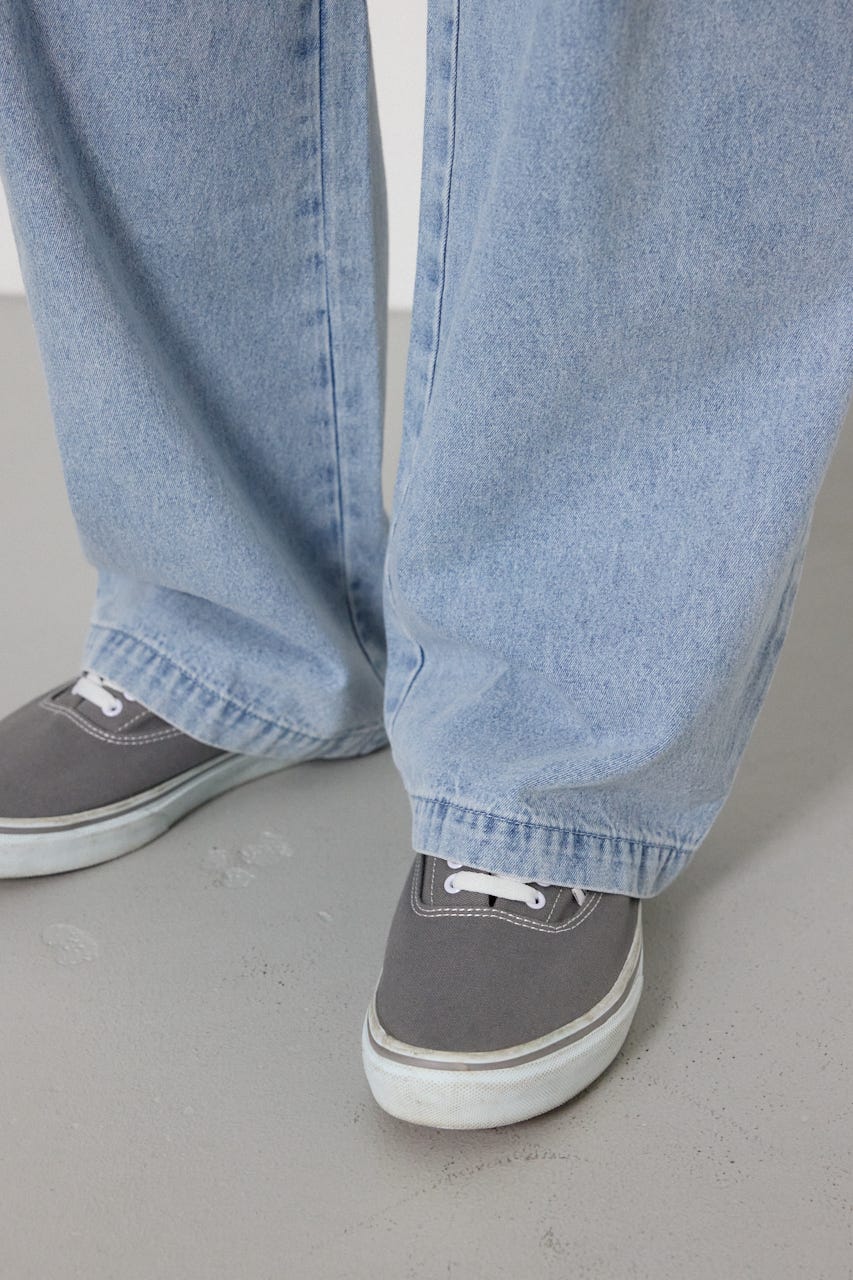 Coolist Denim ワイドパンツ L/BLU M