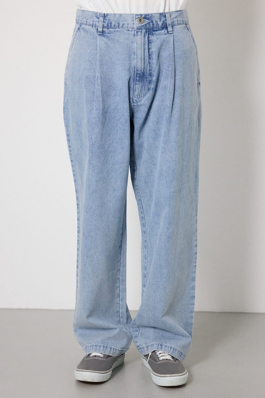 Coolist Denim ワイドパンツ L/BLU M