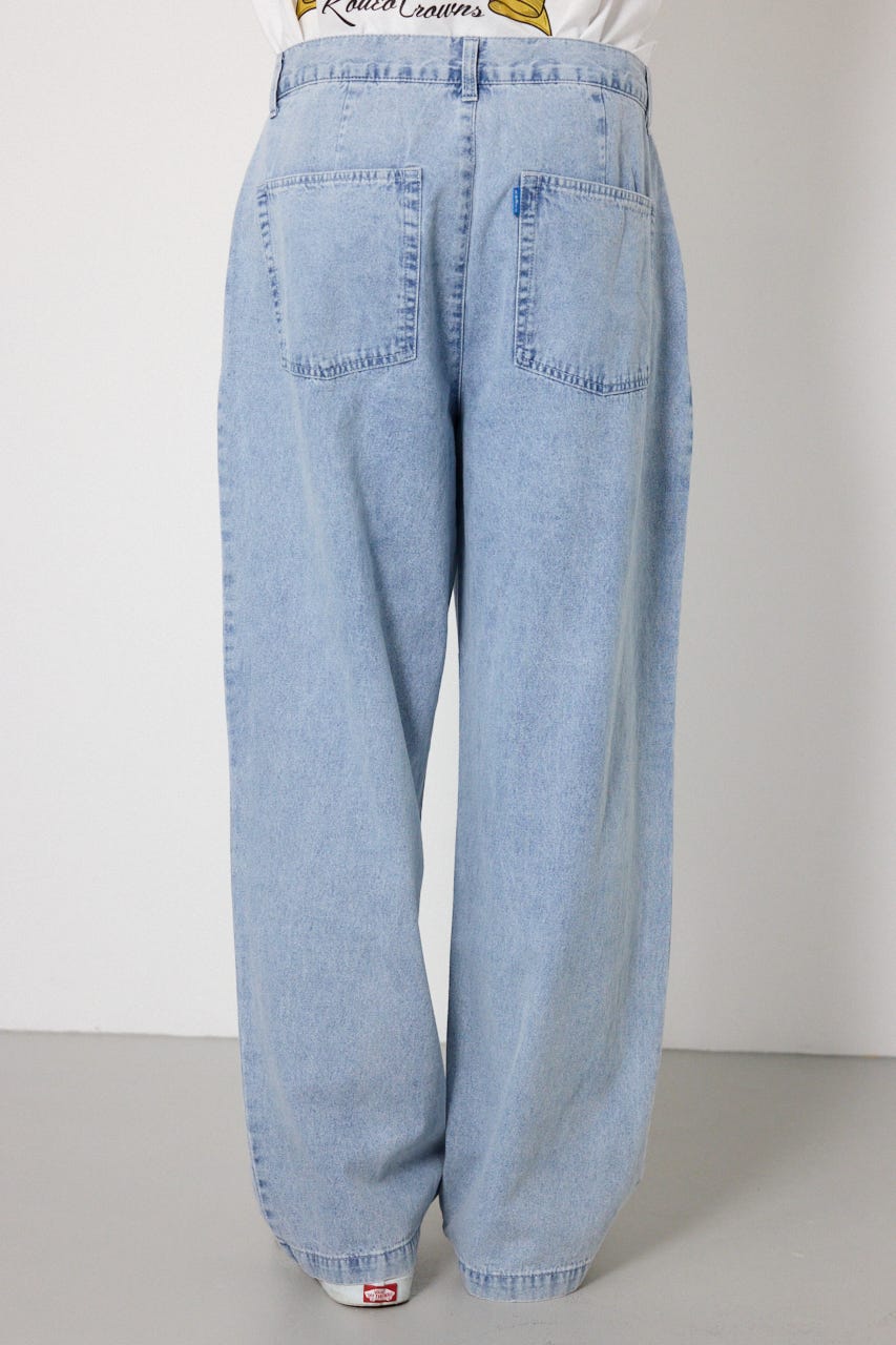 Coolist Denim ワイドパンツ L/BLU M