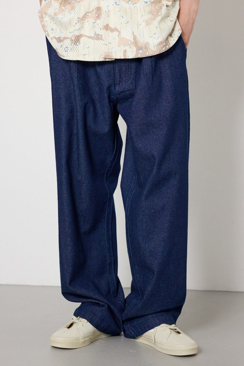Coolist Denim ワイドパンツ NVY L