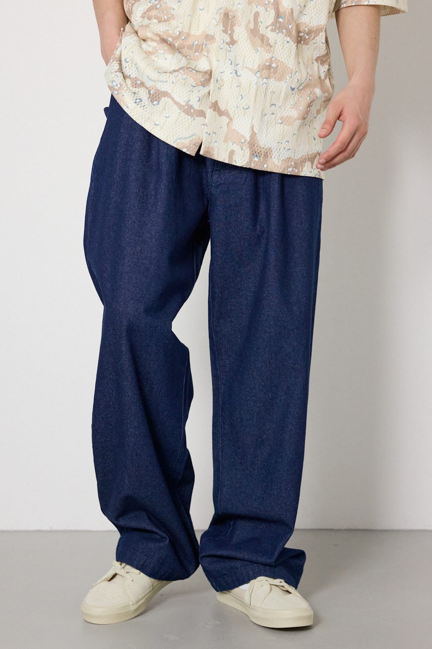 Coolist Denim ワイドパンツ NVY L