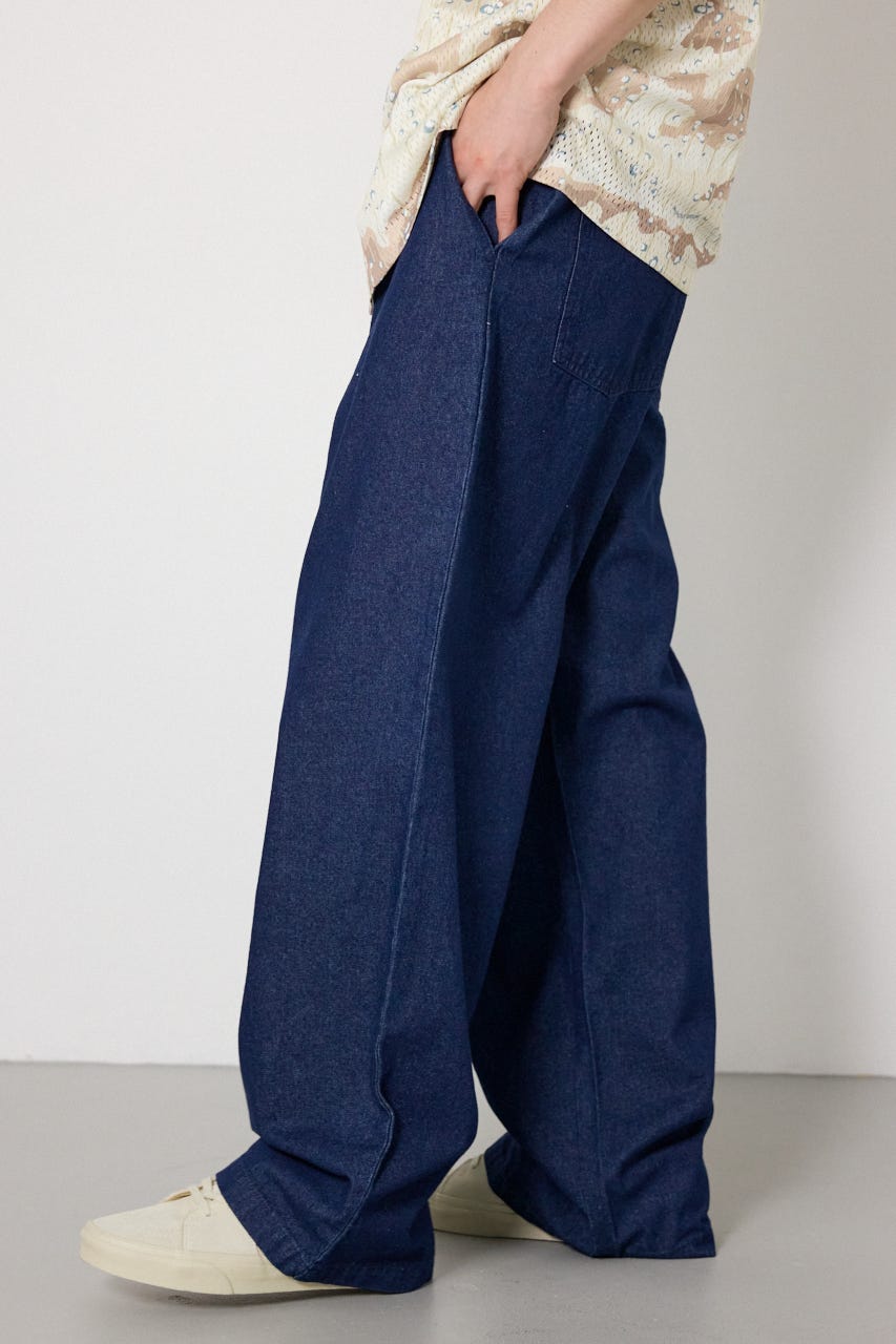 Coolist Denim ワイドパンツ NVY L