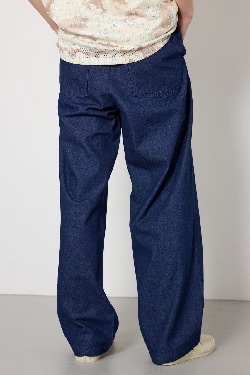 Coolist Denim ワイドパンツ NVY L