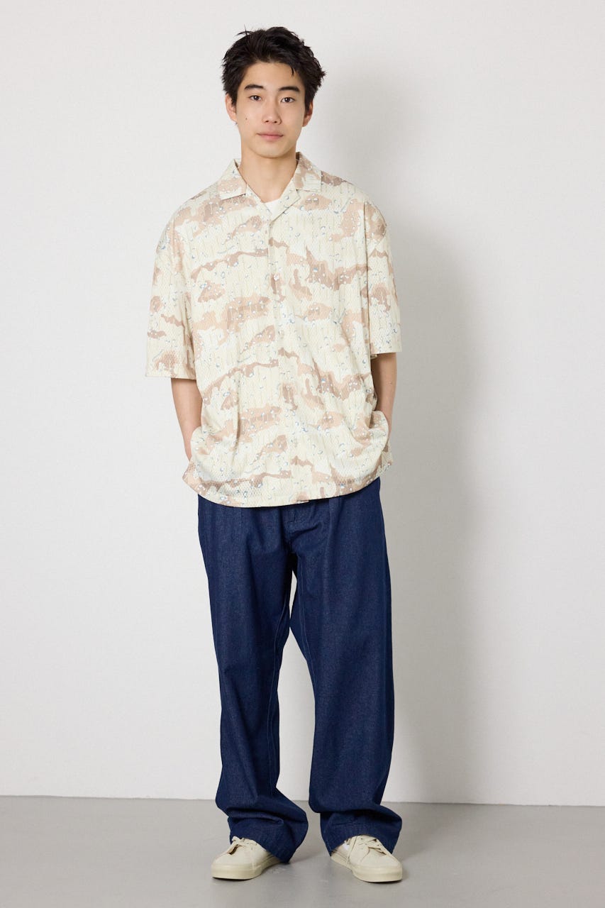 Coolist Denim ワイドパンツ NVY L