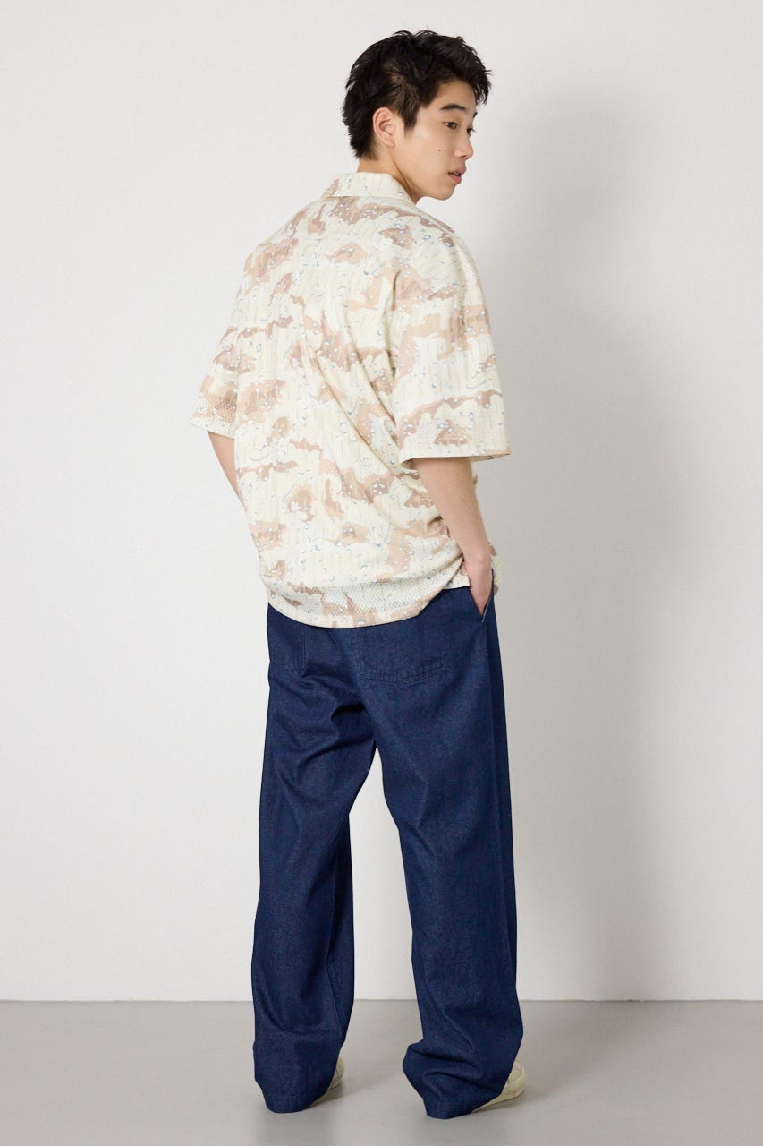 Coolist Denim ワイドパンツ NVY L