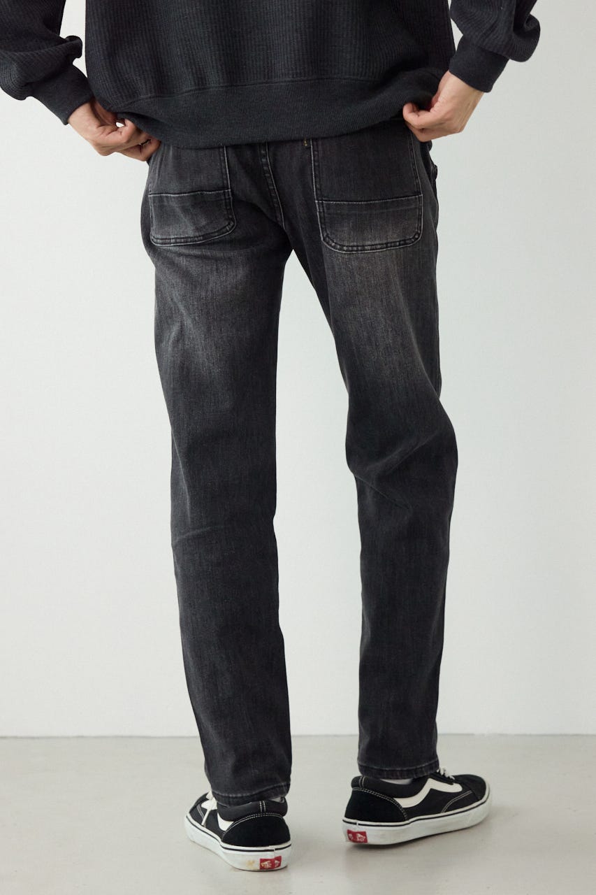 PLIABLE スリムパンツ BLK L