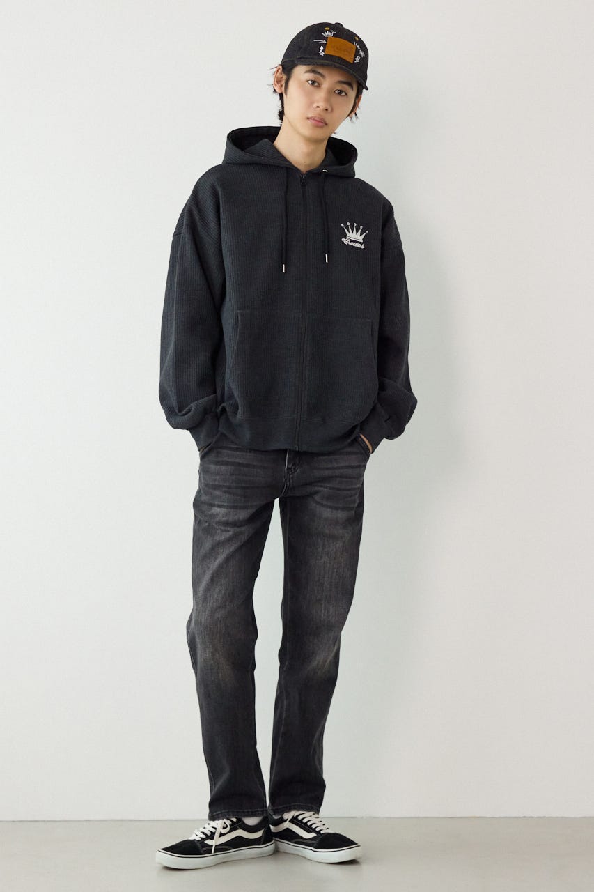 PLIABLE スリムパンツ BLK L