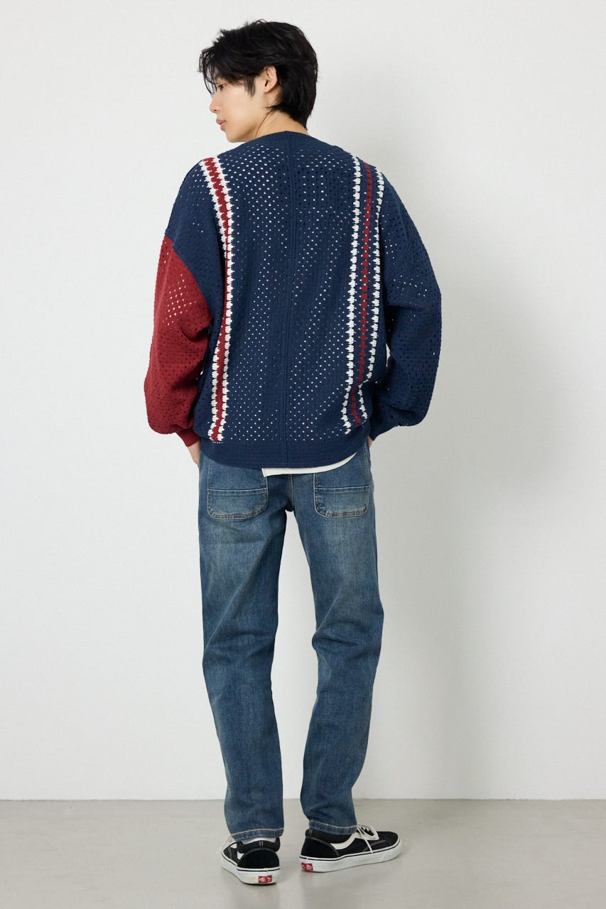 PLIABLE スリムパンツ D/BLU L