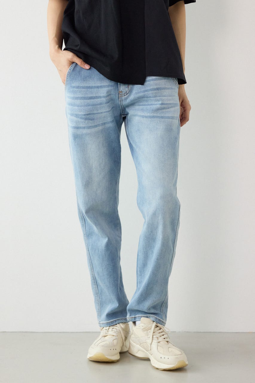 PLIABLE スリムパンツ L/BLU S