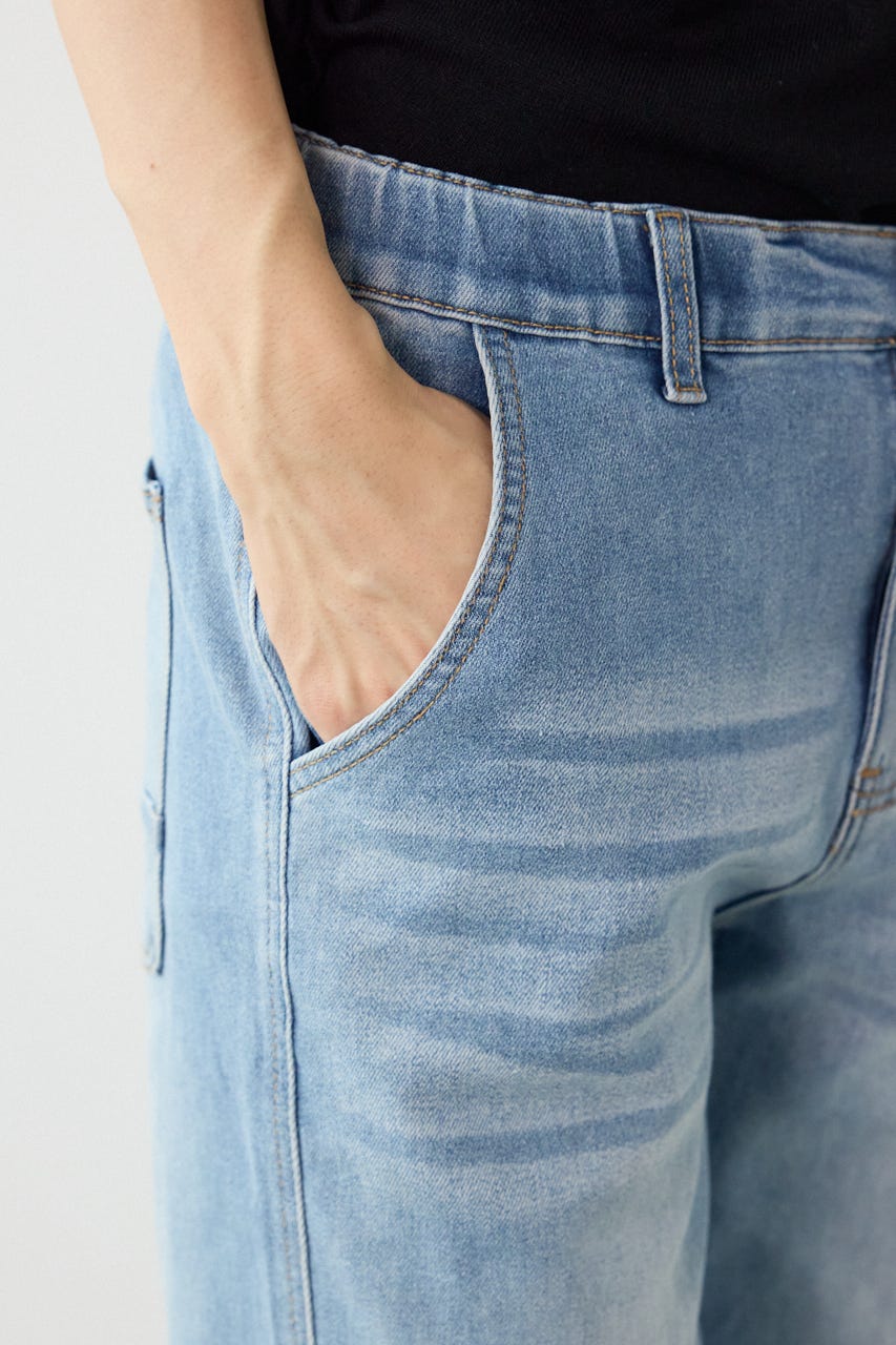 PLIABLE スリムパンツ L/BLU S