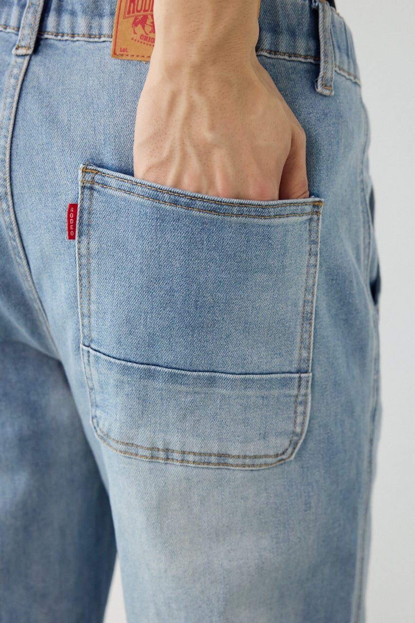 PLIABLE スリムパンツ L/BLU S