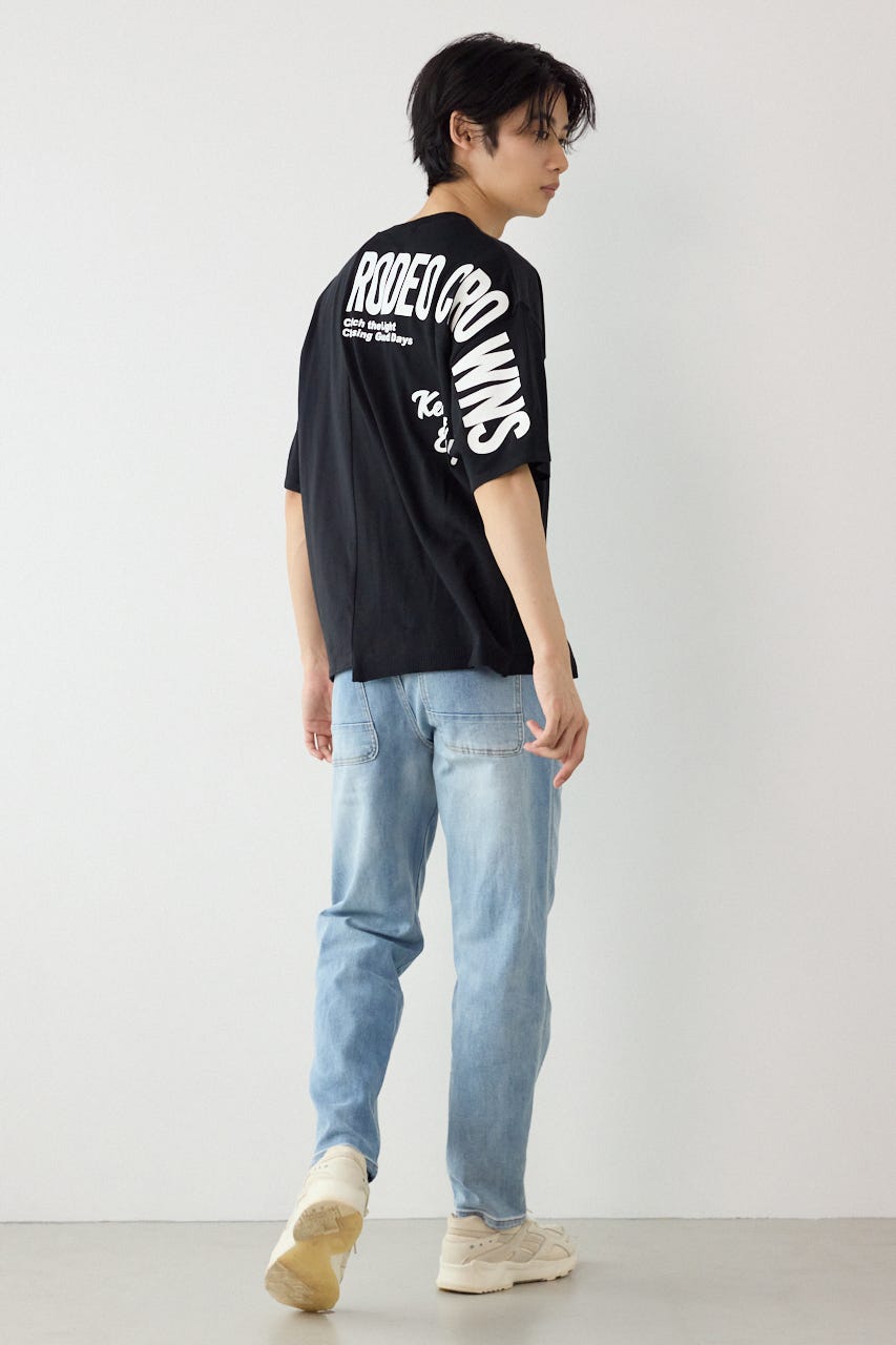 PLIABLE スリムパンツ L/BLU S