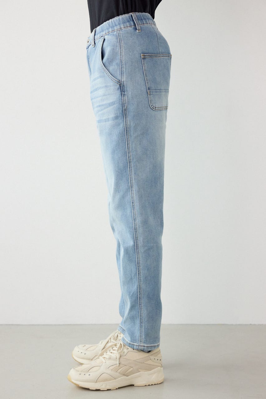 PLIABLE スリムパンツ L/BLU S