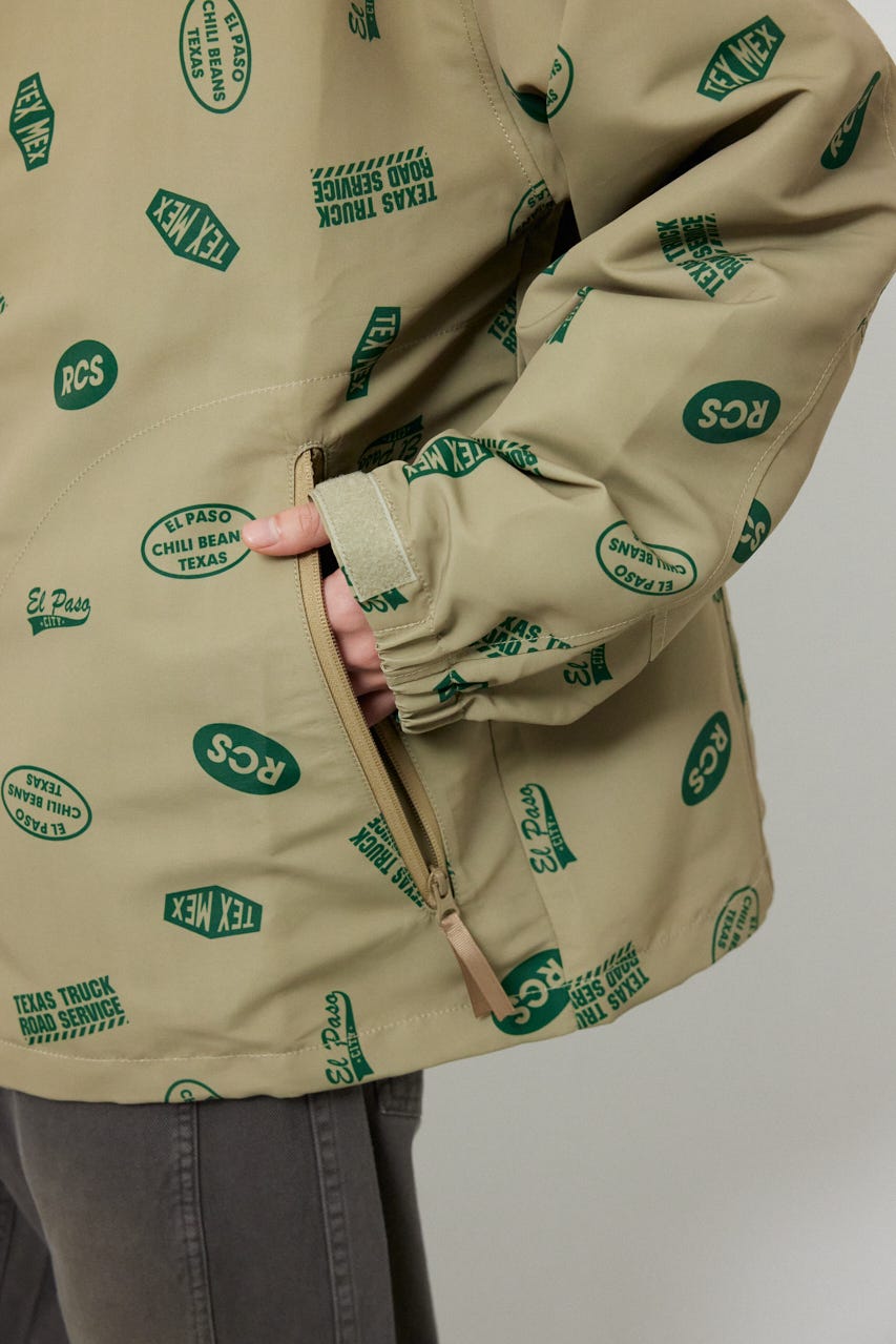 スタンプマウンテンパーカー BEG M