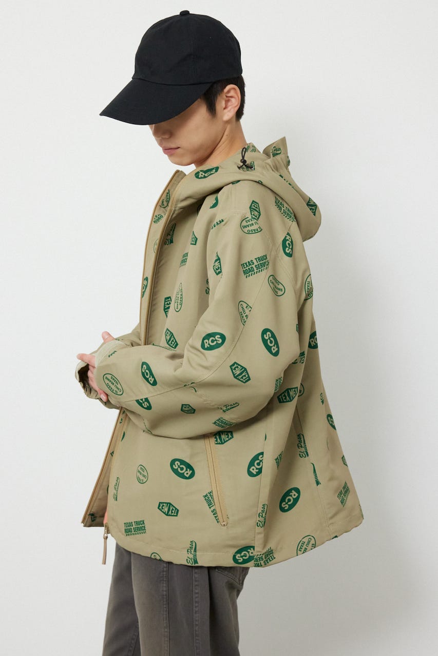 スタンプマウンテンパーカー BEG M